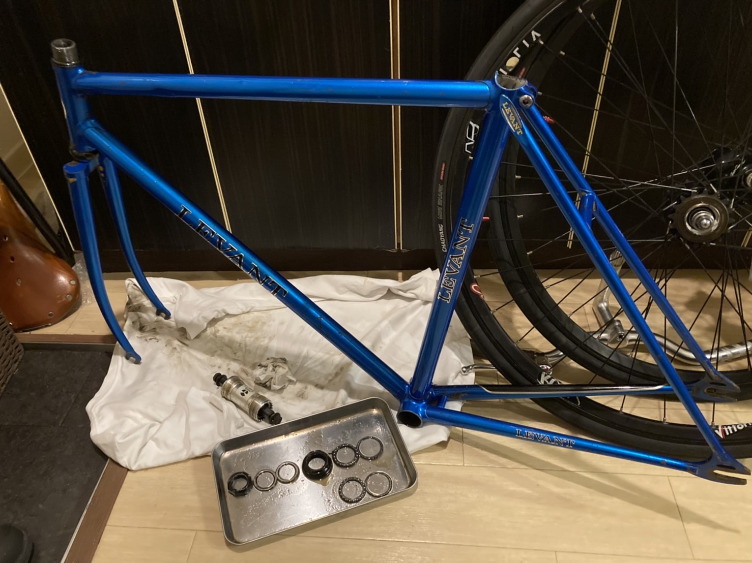 ピスト 競輪 NJS UMEZAWA フレーム ピストバイク - 自転車本体