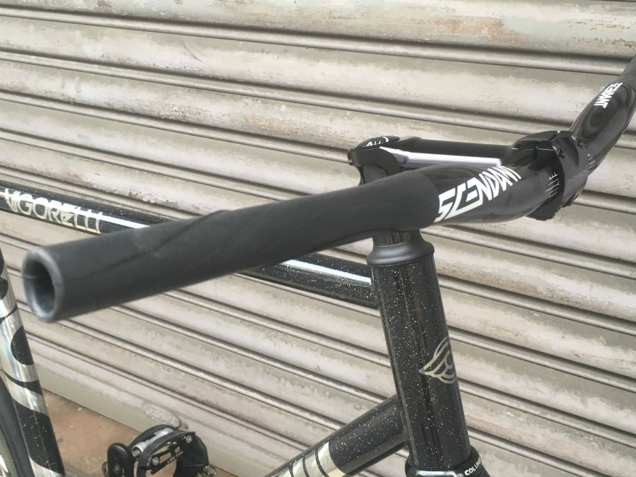 タイヤチューブを「ハンドルグリップ」に再利用