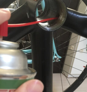 チェーンステーの防錆